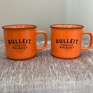 Bulleit Frontier Whiskey set of 2 mugs